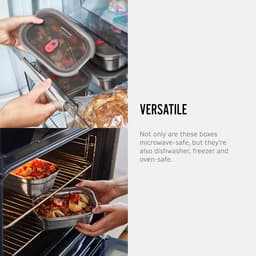 Multifunctionele Roestvrijstalen Lunchbox Magnetronbestendig 1200 ml — thumbnail 2