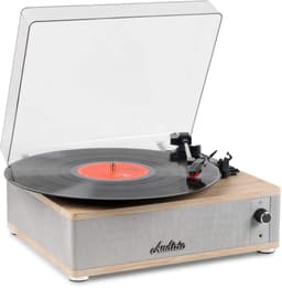 Platenspeler - Audizio Irvine - LP speler - Platenspeler Bluetooth - Voor alle plaatformaten - Licht hout — thumbnail 1