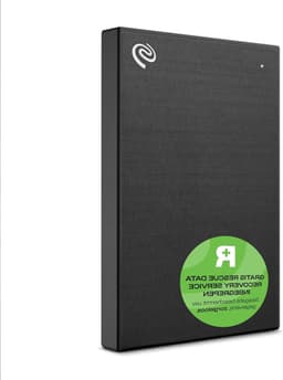 Externe Harde Schijf - Draagbare Opslag - Bestanden Opslaan - Met Wachtwoord Beveiligd - 2 TB - Zwart — thumbnail 1