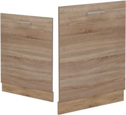 Vaatwasser Frontpaneel - Keukenfront R-Line - Keuken Integratie - Aanpasbare Keukenoplossing - 60 cm Breed - Sonoma Eiken — thumbnail 4