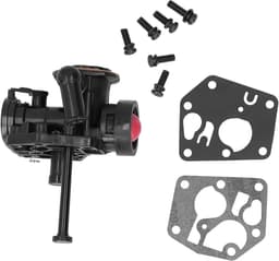 Grasmaaier Carburateur Set - Reserveonderdelen Motoronderdelen - Machine Onderhoud - Aluminium Duurzaamheid - 11 x 10 x 8 cm - Zilverkleurig — thumbnail 5