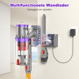Steelstofzuiger Draadloos - Krachtige Stofzuiger - Huis Reinigen - Automatische Zuigkracht - 75 Min Looptijd - Goud — thumbnail 3