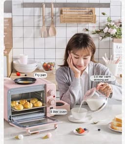 Airfryer Oven Combo - Mini Ovens - Snelle Maaltijden Bereiden - Grote Capaciteit - 12 Inch - Roze — thumbnail 5
