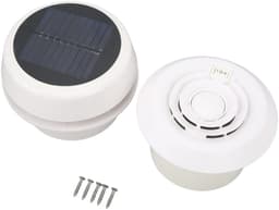Dakafzuigventilator - Geruisloze Ventilatie - Zonne-energie - Zwart - Efficiënte Ventilator - Geschikt voor Campers Caravans Schepen — thumbnail 3