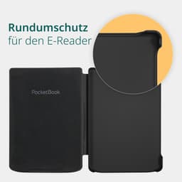 PocketBook Verse Pro e-reader Azure – 6 inch – 16 GB – waterdicht + Zwart Hoesje – voordeelbundel — thumbnail 5