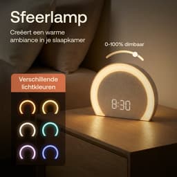 Neveda Digitale Trilwekker met Extra Hard Alarm - Trilkussen voor Diepe slapers, Slechthorenden & Doven - Slaapkamer - Kinderen & Volwassenen — thumbnail 5
