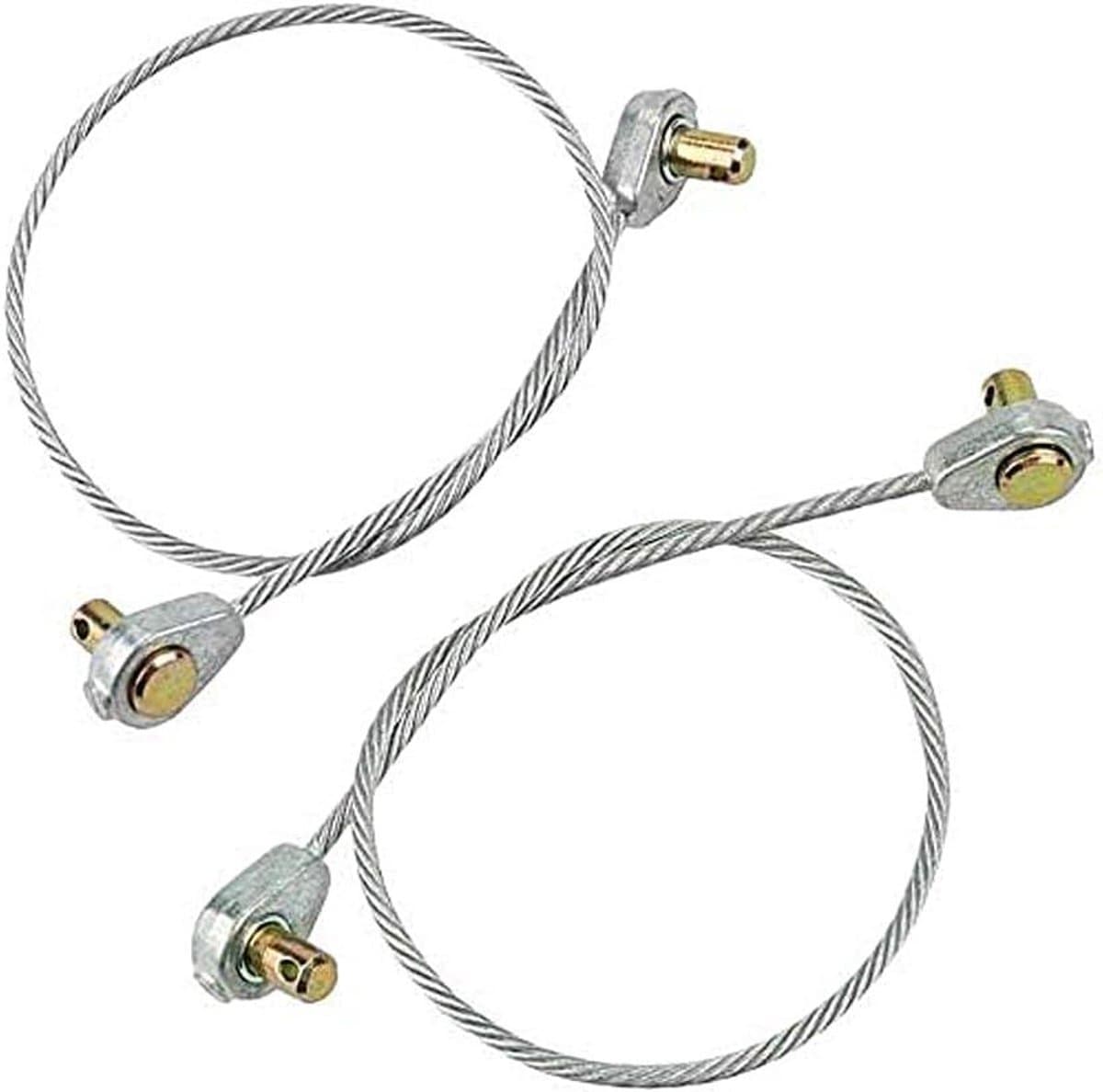Grasmaaier Kabelset - Deklift Onderdelen - Gazon Onderhoud - Duurzaam & Slijtvast - 2 Stuks - Zilver — afbeelding 1