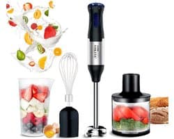 Keukenmachine - Staafmixer - Gerechten Bereiden - 4-in-1 Multifunctioneel - 700 ml - Multicolor