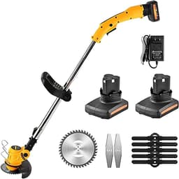 Handgrasmaaier - Cilinder maaier - Gazon onderhoud - Lithium Batterij - 14 cm snijbreedte - null — thumbnail 1