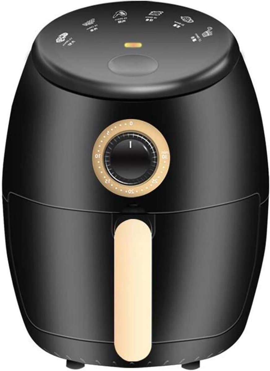 Kleine Oven - Mini Oven Airfryer - Snel Koken - Snelle Heteluchtcirculatie - 2L Inhoud - Zwart — afbeelding 1