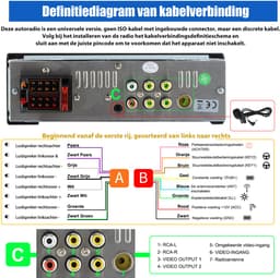 Hexinex - 1 DIN Carplay Autoradio - met 6,36 inch IPS-touchscreen - USB externe microfoon Achteruitrijcamera — thumbnail 3