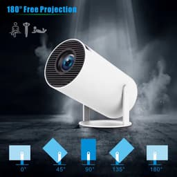 Beam Buddy Ultra HD 4K -Slimme projector - beamer - Thuis - buiten- camping - Draagbaar - 4K Ultra HD - Woonkamerprojector - Draadloze schermspiegeling- ideaal voor het WK — thumbnail 3