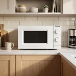 Magnetron - Compacte oven - Snel opwarmen - Ontdooifunctie - 19.5 liter - Wit — thumbnail 2