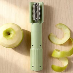 Elektrische rasp - Keukenmachine hakmolen - Groente snijden - Draagbaar automatisch apparaat - 24.5 cm - Groen — thumbnail 2