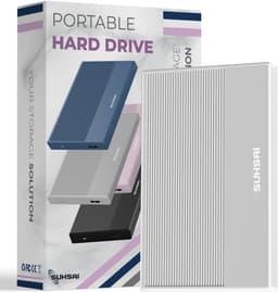 Externe Harde Schijf - Draagbare Opslag - Bestanden Opslaan - Snelle Dataoverdracht - 120GB Capaciteit - Zilver — thumbnail 1