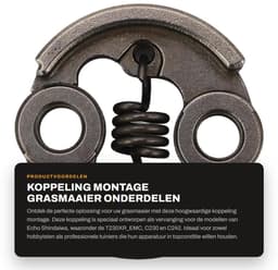 Dailygoods- Koppeling Vervanging voor Echo Shindaiwa - Koppeling Grasmaaiers - Koppeling A056000260 - Koppeling Motoronderdelen - Hoge Efficiëntie - Beschermt tegen Motorschade - Koppelingsset — thumbnail 5
