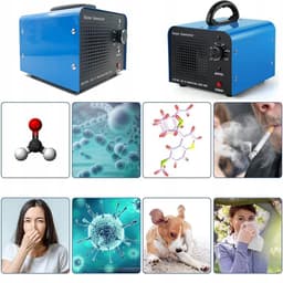 Ozon Generator - Luchtzuiveraar - huishoudelijke ozonluchtsterilisator - 60.000mg/uur - Voor Oppervlakken tot 200m² - Timer 0-60 Min - Draagbaar & Energiezuinig - Voor Huis, Auto & Kantoor — thumbnail 5