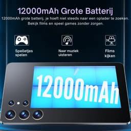 2025 5G Nieuwe 10,36-Inch Tablet Android 16GB RAM 1TB ROM Android 12000mAh Batterij 16MP 32MP 10-Core Dual SIM Netwerk Bluetooth - goud — thumbnail 2
