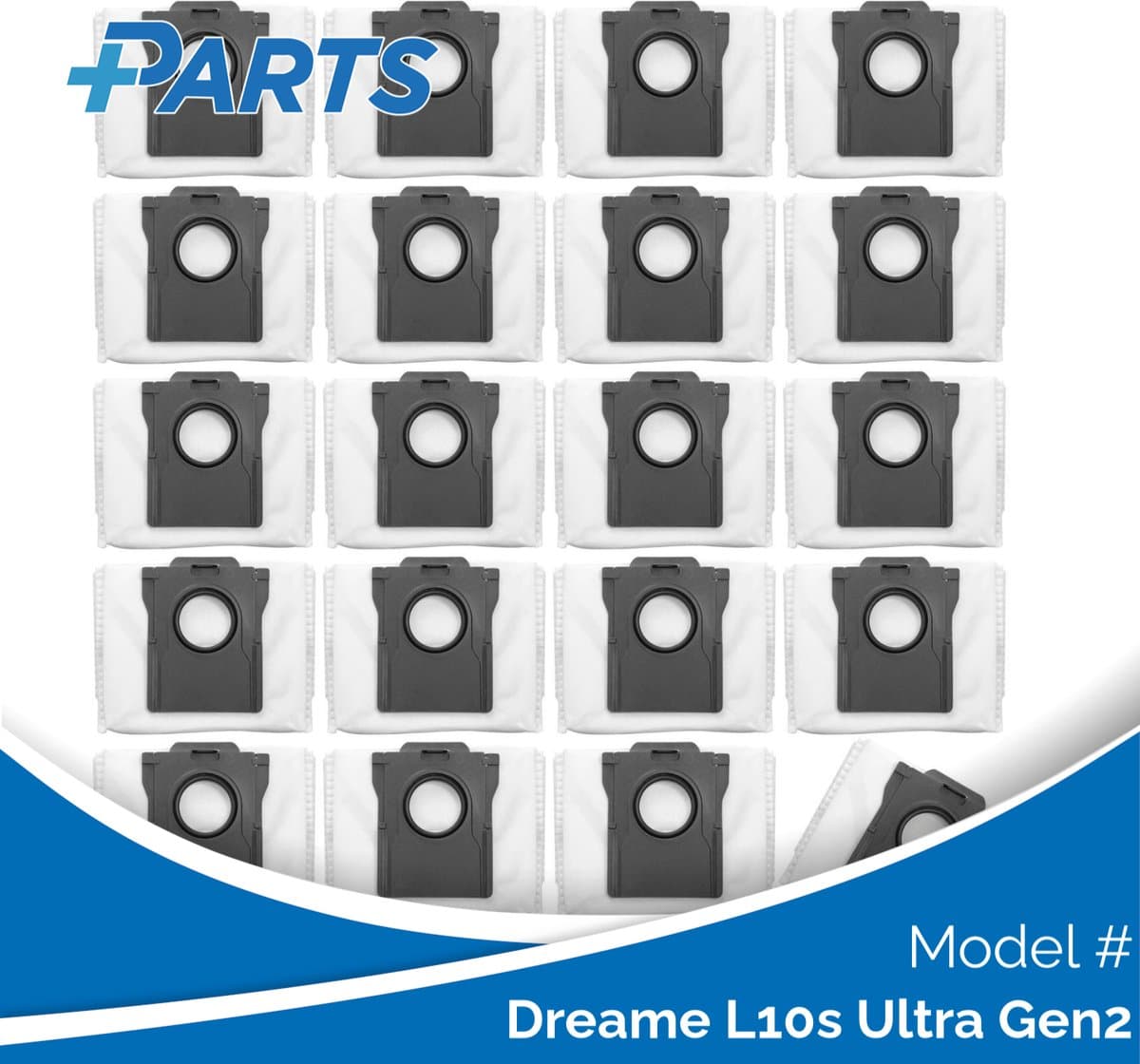 Dreame L10s Ultra Gen2 Stofzakken (20 Stuks, Plus.Parts® alternatief voor RDB8) — afbeelding 1