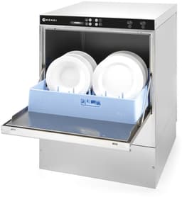HENDI Vaatwasser – elektronische bediening – met afvoer en reinigingspomp – 50x50 cm – 400V/6600W — thumbnail 5
