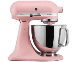 KitchenAid keukenmachine - Artisan - Keukenrobot met 5 accessoires en 2 mengkommen - 300 W - 3 L en 4,8 L - Roze