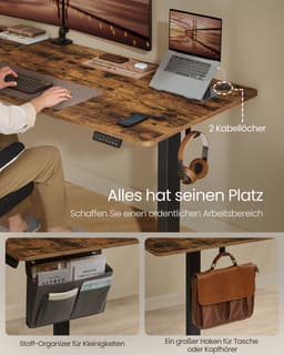 Bureau elektrisch in hoogte verstelbaar 180 x 80 cm — thumbnail 5