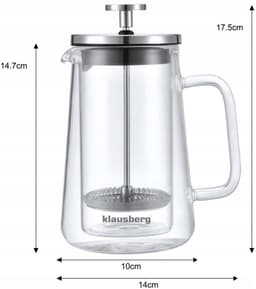 THERMISCHE KOFFIE-/THEEZUIGERMAKER 350 ml KLAUSBERG KB-7684 — thumbnail 4