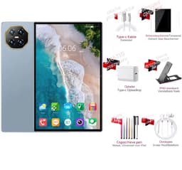 Pad 8 Pro Snapdragon 8gen2 Android 14 Tablet 11Inch Hd 12GB 512GB 12000 Mah 5G Dual Sim Wifi Tafels Pc - Blue — thumbnail 1