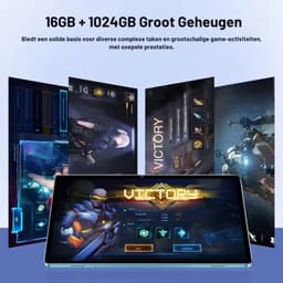Mookes Pad 8 Pro Tablet 10.1 inch Android Global Snapdragon 8gen2 12GB 512GB10000 mah 5G Dual SIM WIFI HD Volledig Scherm - Blue — thumbnail 4