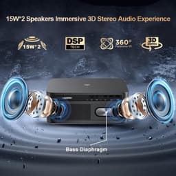 Beamer Android 11 Projector - 200 W Vermogen - 1920 x 1080 Resolutie - LCD Scherm - Voor Thuis En Zakelijk Gebruik — thumbnail 4
