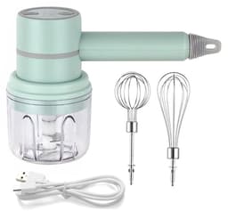 Blender-garde-2-in-1 draadloze elektrische blender, draagbare multifunctionele keukenmachine, kan worden gebruikt om eieren te mixen, slagroom te kloppen, knoflook te hakken, enz — thumbnail 1