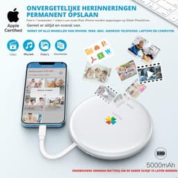 Externe Harde Schijf - Zwart - 2,5 inch - 2TB Geheugenuitbreiding voor iPhone/iPad en PC — thumbnail 2