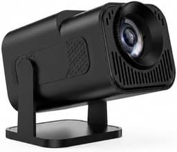 Draagbare HD 1080P thuisbioscoopprojector met HDMI/USB-kabelaansluiting, handmatige focus, 180° verstelbare standaard, compatibel met laptop, afstandsbediening, slaapkamer — thumbnail 1
