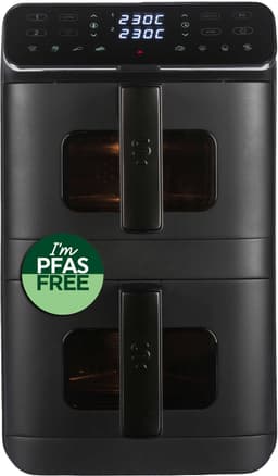 Salter VertiCook Ultra View 9L Dual Drawer Airfryer - Kijkvensters — thumbnail 1