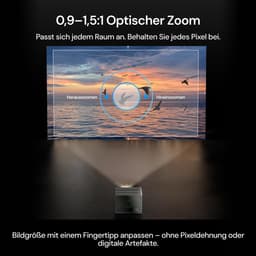 Beamer 4K Triple Laser - 3000 ISO Lumen - 15.000:1 Contrast - Optische Zoom 0,9-1,5x - Laser Projector - Binnengebruik — thumbnail 5