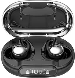 De Beste Gadgets Sleep Earbuds – Slaap Oordopjes voor Zijslapers – Bluetooth 6.1 – Noise Cancelling – White Noise – 48 Uur Batterij – USB-C – Zwart — thumbnail 1