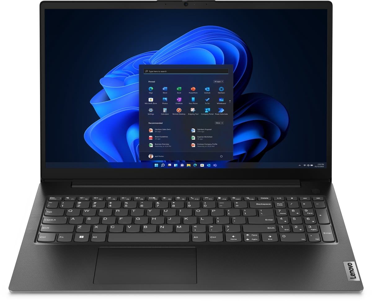 Lenovo V15 G4 IRU Intel® Core™ i3 i3-1315U Laptop 39,6 cm (15.6") Full HD 8 GB DDR4-SDRAM 512 GB SSD Wi-Fi 6 (802.11ax) Spaans Zwart — afbeelding 1