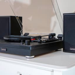 Lenco Platenspeler met Bluetooth - 2 externe Speakers - LS-100BK - Zwart — thumbnail 5