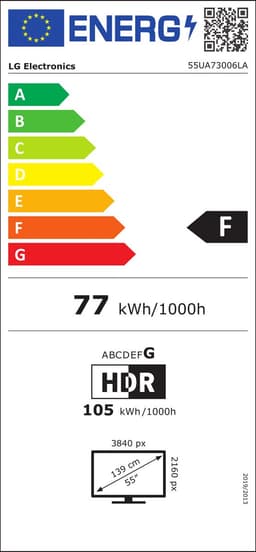 LG 55UA73006LA Ultra HD 4K Smart Televisie — thumbnail 2