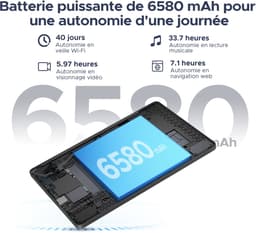 DOOGEE Tab A9 Pro -Tablet-Android 15- 10,1 inch HD IPS -24GB ROM+128GB ROM（2TB TF）-BT5.0-6580mAh/18W-Dubbele luidsprekers-Face ID-5G Wi-Fi-A GPS-GPS-Zwart — thumbnail 3