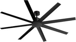 CREATE - Stille plafondventilator van 40W verkrijgbaar in meerdere maten - Zwart - Ø183cm - Geen licht - WIND INDUSTRIAL — thumbnail 1