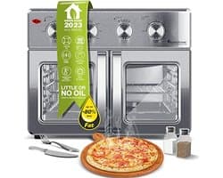 Digitale Heteluchtoven XXL - 32 Liter met Draaispies en Airfryer-functie