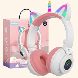 Koptelefoon kinderen met draad - Kinderkoptelefoon - Bedrade hoofdtelefoon - Veilig volume - School - Tablet - Laptop - Reizen - Muziek luisteren — thumbnail 1