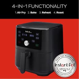 4-in-1 Heteluchtfriteuse - Gezond Frituren, Bakken en Braden met 1700W en 5,7L — thumbnail 3