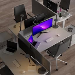 Bureaumonitor 27'' inch 4K UHD 60 Hz JN-IPS340UWQHD60C-C65W-HS — thumbnail 4