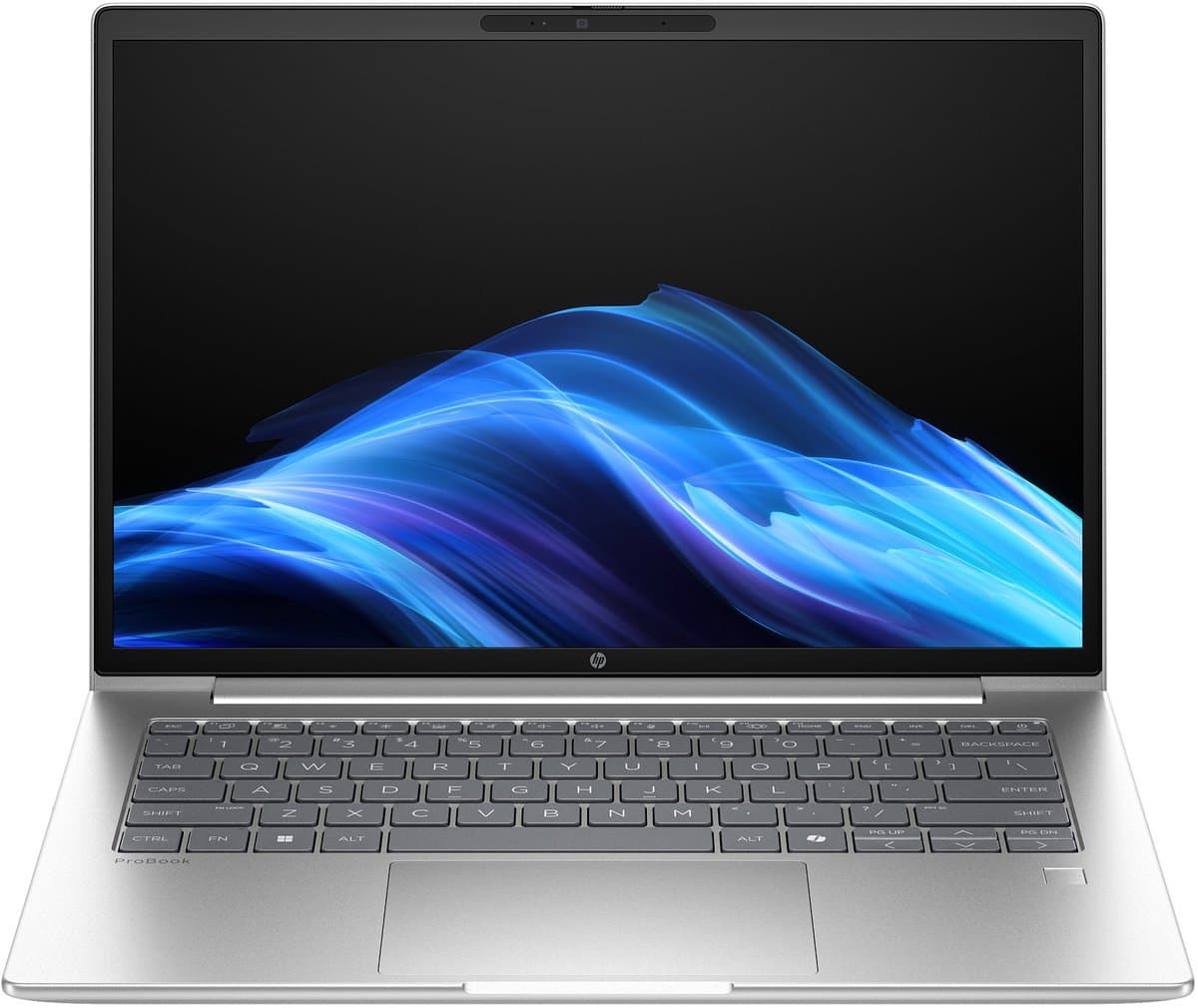 HP ProBook 4 G1i 14 AI Copilot+ PC - Laptop - 14 inch - WUXGA - Intel Core Ultra 5 225U - 16GB DDR5 - 512GB SSD - Wi‑Fi 6E - Windows 11 Pro - Zilver — afbeelding 1