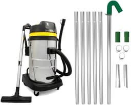 Dakgootstoofzuigerstang set lang bereik afvoerpijp reinigen, 60L Nat-droogzuiger — thumbnail 1