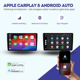 CarPlay autoradio geschikt voor Citroën C3 | 2002 t/m 2010 | Android 16 | Draadloos Apple CarPlay & Android Auto | 2GB + 32GB | QuadCore processor | Denago DNG-A224 | 2025 model | 2002 2003 2004 2005 2006 2007 2008 2009 2010 | Bluetooth & Wifi — thumbnail 2