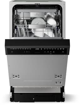 Klarstein Vaatwasser Velaire inbouwvaatwasser 45 cm - half inbouw, 10 couverts, 9 programma's, stil 42 dB, energieklasse B, AquaStop, kinderslot, inbouwvaatwasser - Vaatwasmachine - voor Keuken - Energiezuinig - Dishwasher — thumbnail 1