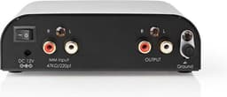 Nedis Voorversterker – Phono naar RCA – 2-kanaals – Zwart – Automatisch — thumbnail 5